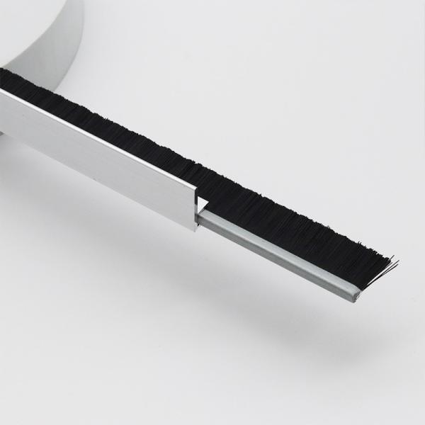 Nylon Plastic Wire Bristle Door Window Seal Strip Brush Dust Proof Heat Resistance