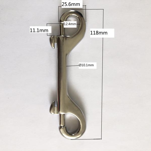 Тяжелая нержавеющая сталь с двойным концом болт Snap Hook для йоги пилатеса