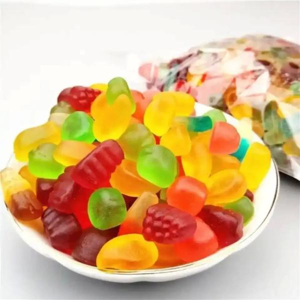 Vegan Fruit Ordinary Gummies Strawberry Soft Candy Sweets Ball