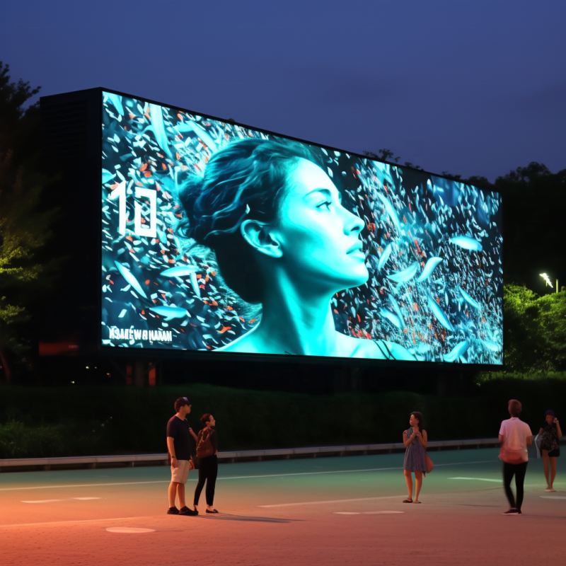960x960mm Outdoor LED Display with 5000-6000cd/m² Brightness and IP65 Waterproof Digital LED Billboard