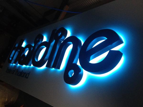 DC 12V Stainless Steel Illuminated Channel Letters for Eco-friendly Shop Front Signs