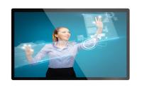 Professional 65 Inches Industrial Panel Mount Monitor Zero Bezel With Steel Chassis