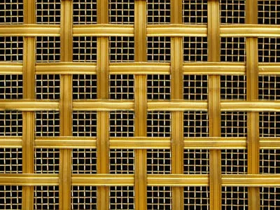 Outdoor Gold Brass Metal Spiral Stainless Steel Building Elevator Decorative Woven Wire Mesh Sheet Panel Curtain