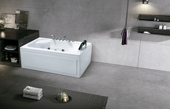 Джакузи ушата джакузи 1950x1300x780mm Ванная комната Drainer Freestanding