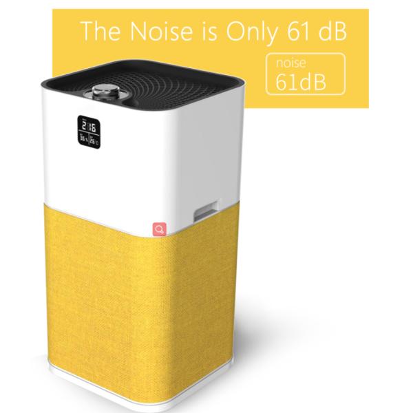 ион увлажнителя воздуха очистителя 60W воздуха дома HEPA 550m3/h 61dB отрицательный
