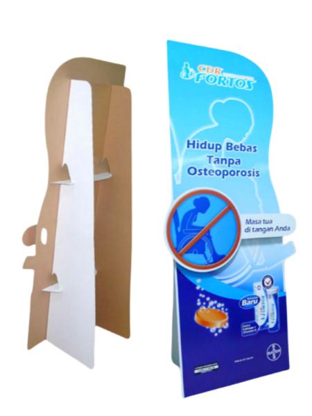 Customized Cardboard Advertising Standee Display With Lamination
