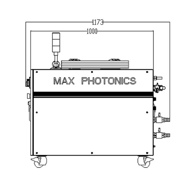 MAX MFSC-4000 4000W 4KW Multimode Fiber Laser Source for Laser Cutting Machine