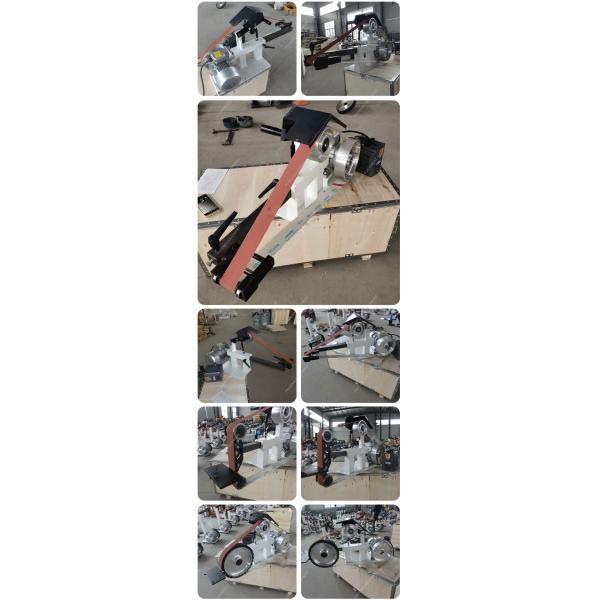 PMS2100 Automatic Desktop Small Metal Sanding Belt Machine Belt Grinder Machine with 1