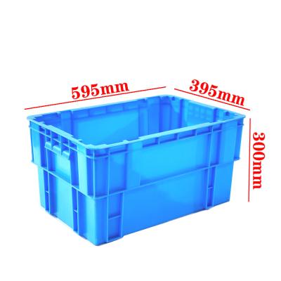Stack And Nest Plastic Crate Turnover Storage Reusable Moving Box Logistics Transport