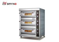 Gás Oven Commercial Bakery Equipment de 3 bandejas da plataforma 6
