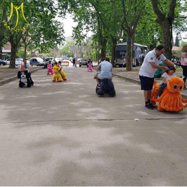 Hansel Plush Animals Motorized Animal Rides For Mall Motorized Animals Plush For Car