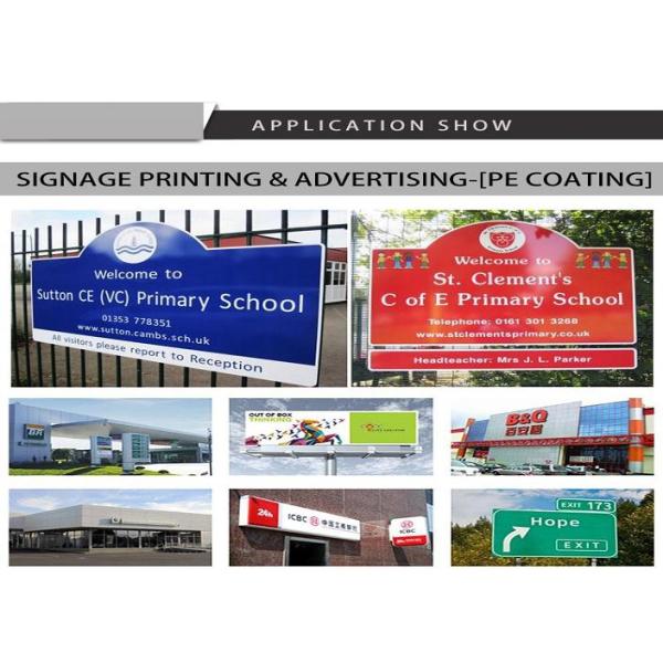 5x10ft Sign Board Aluminum Composite Panel , EN13501 3mm ACP Sheet