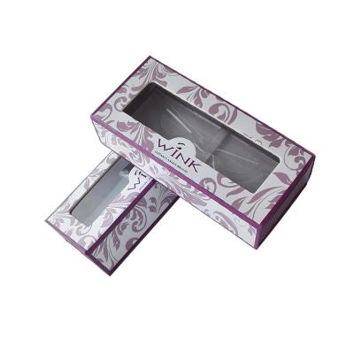 Fashion Design OMCK Four Color Printing Custom Label Eye Lash Cardboard Paper Boxes