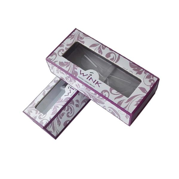 Fashion Design OMCK Four Color Printing Custom Label Eye Lash Cardboard Paper Boxes