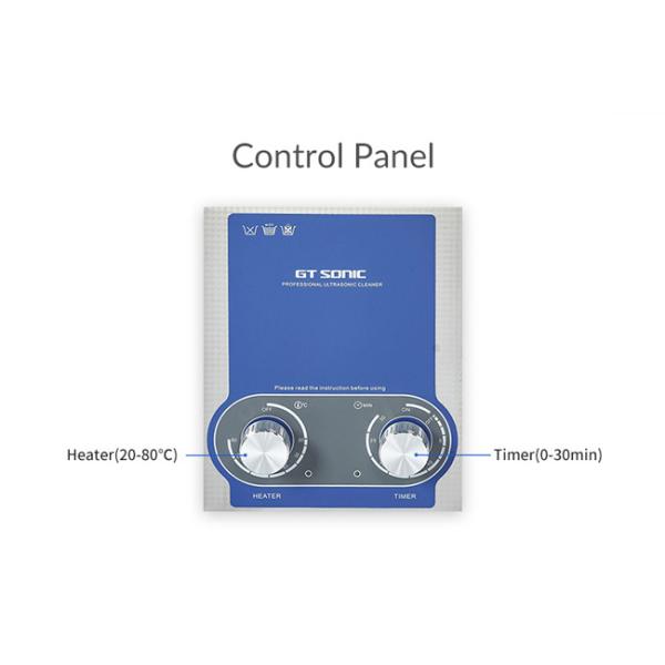 2 литра ручной ультразвуковой очиститель серии P 50 Вт из нержавеющей стали