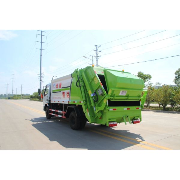 China 4tons 5tons Compactor Garbage Truck Dongfeng City Garbage Collection Truck for Sale