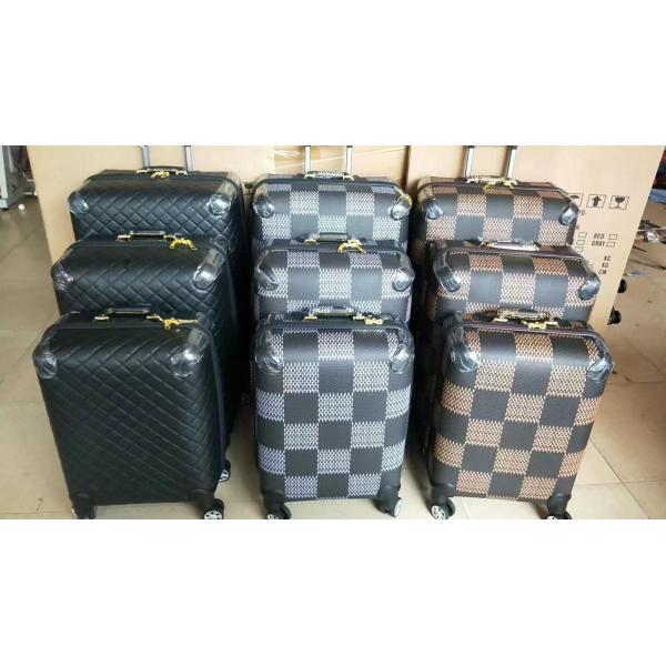 Чемодан 20/24/28 дюймов OEM Custom Logo Кожа Алюминиевая тележка Чемодан Люксовые наборы багажа