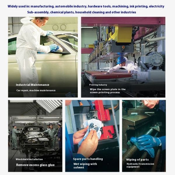 Eco-Friendly Thermal Use 30g Weight Industrial Cleaning Wipes for Kitchen Absorbent Wipes