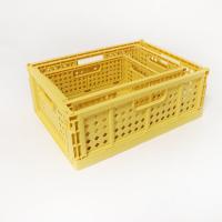 Cesta plástica dobrável do OEM de Multi cena, escaninhos de armazenamento plásticos dobráveis estanque