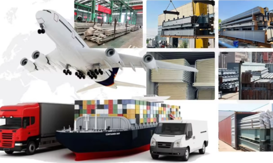 Modern Prefabricated Steel Structure Warehouse Buildings For Workshop Hall Office Use