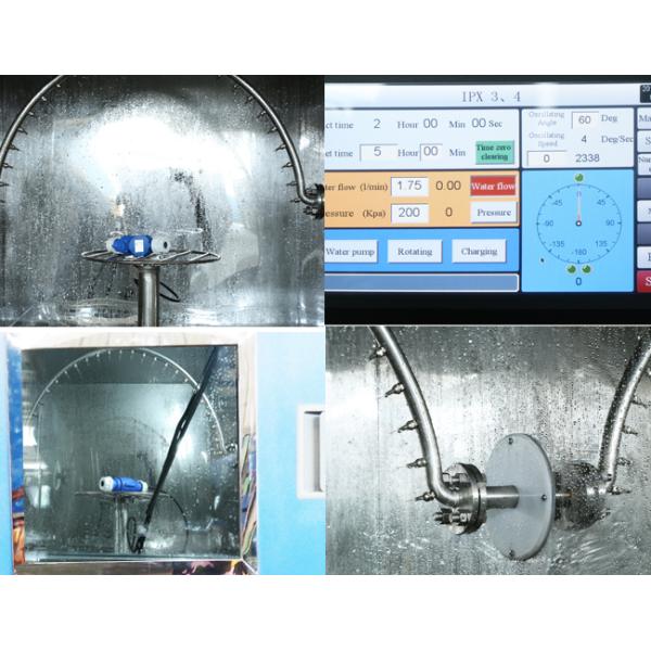 IP X3 X4 Water Resistance Water Spray Test Chamber 3500W Rain Test Chamber
