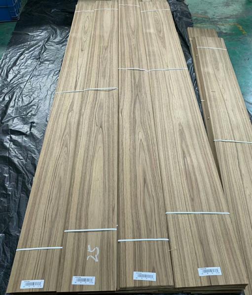 Burma Teak Decorative Natural Veneers Crown Teak Veneer Myanmar Teak Natural Wood Veneer Teak Fancy Veneer