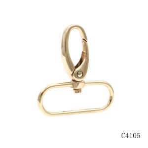 Top Quality 38mm Handbag Hook Clip Zinc Alloy Swivel Hook Snap Hook For Bags