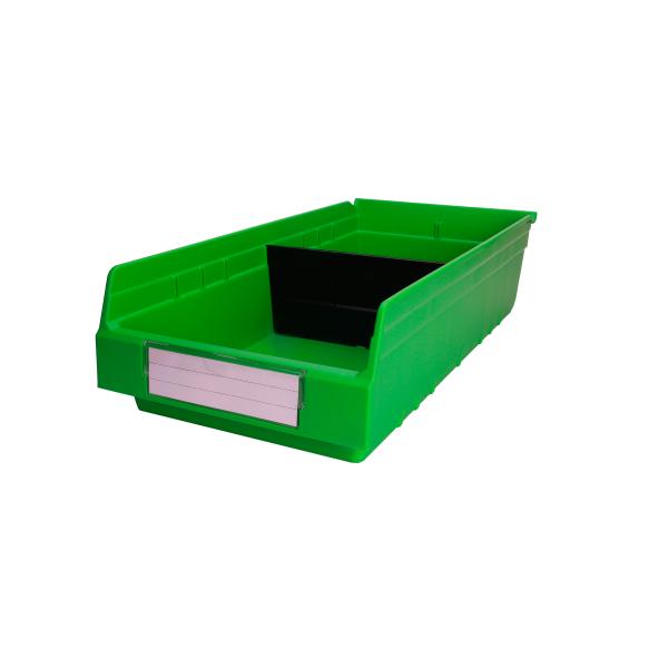 PP Customized Color Warehouse Storage Racking Crate Plastic Shelf Bin Office Organizer