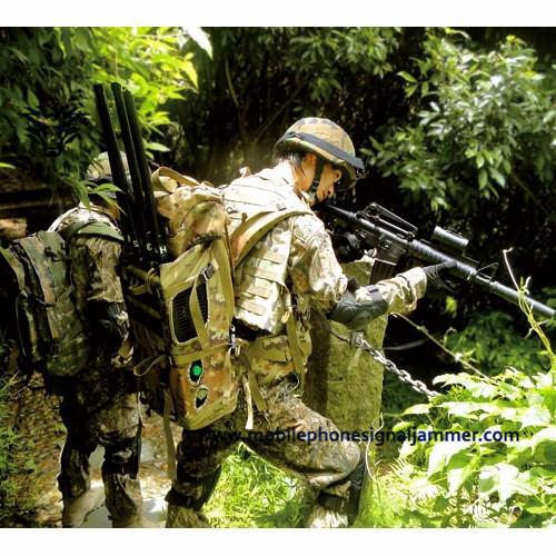 80 Watt Backpack Jammer 50-150 Meters Range External High Gain Omni Directional Antenna