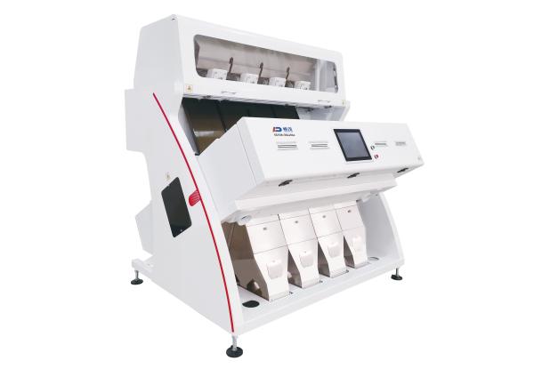 RGB CCD Corn Grain Wheat Color Sorter Machine 4 Chutes 256 Channels