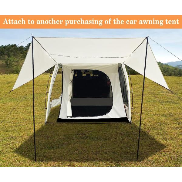 SUV Car Tent, Tailgate Shade Awning Tent for Camping, Vehicle SUV Tent Car Camping Tents for Outdoor Travel
