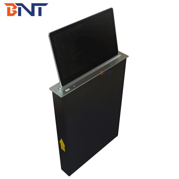 Intelligent paperless conference system whole aluminum alloy motorized monitor lift with 15.6 inch monitor