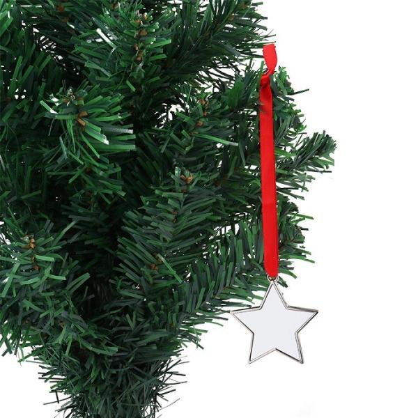 Blank Metal Sublimation Christmas Ornament Christmas Tree Hanging Decorations