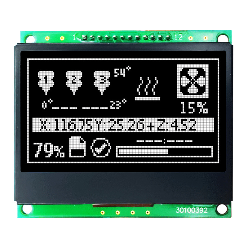 дисплей 128X64 SPI FSTN графический LCD с белой стороной освещает контржурным светом