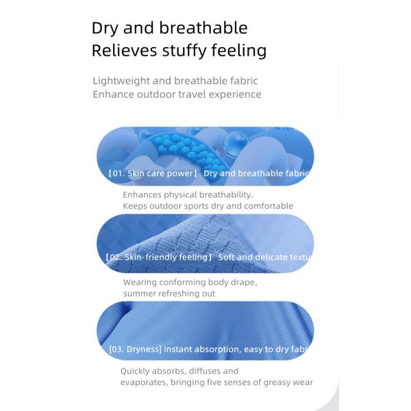 Breathable Ice Silk Outdoor Sunscreen Clothing Anti-UV Waterproof Long Sleeve