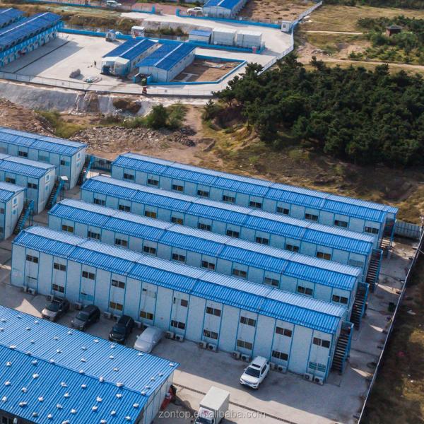 Zontop modern light steel Low cost prefab  cabin aluminum prefab house home