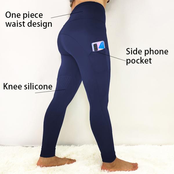 Гетры верховой езды дам силикона колена быстро суша конноспортивные ехать бриджи