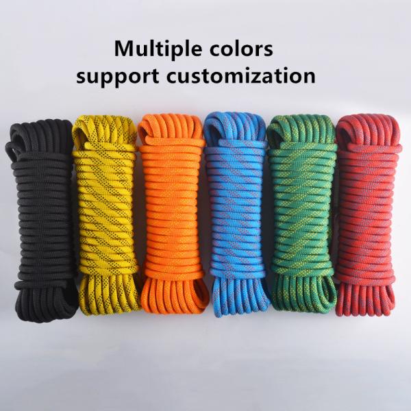 Cuerda multicolora reflexiva al aire libre los 5m de la tracción del perro que acampa