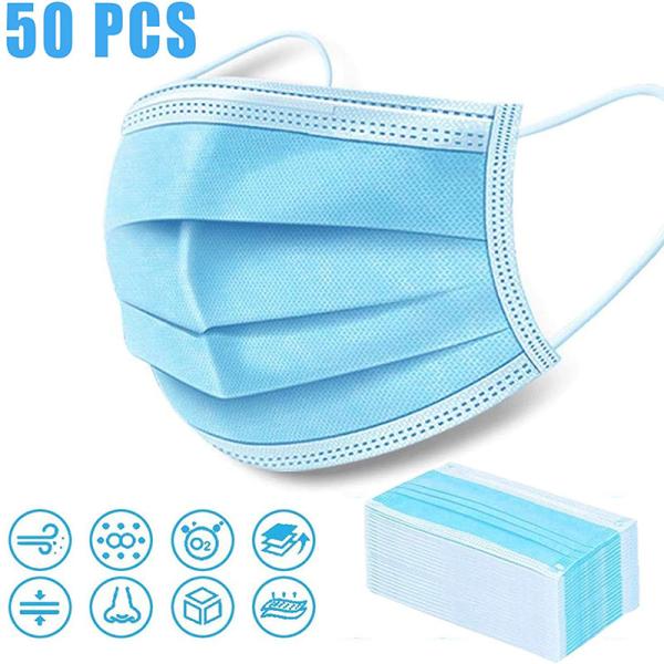 Earloop Disposable Face Mask / Anti Dust Face Mask Surgical Disposable 3 Ply