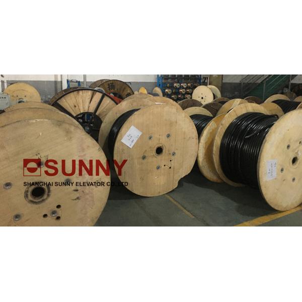 Изолированный ПВК плоский кабель перемещения лифта, кабель 300 Кктв лифта/500В