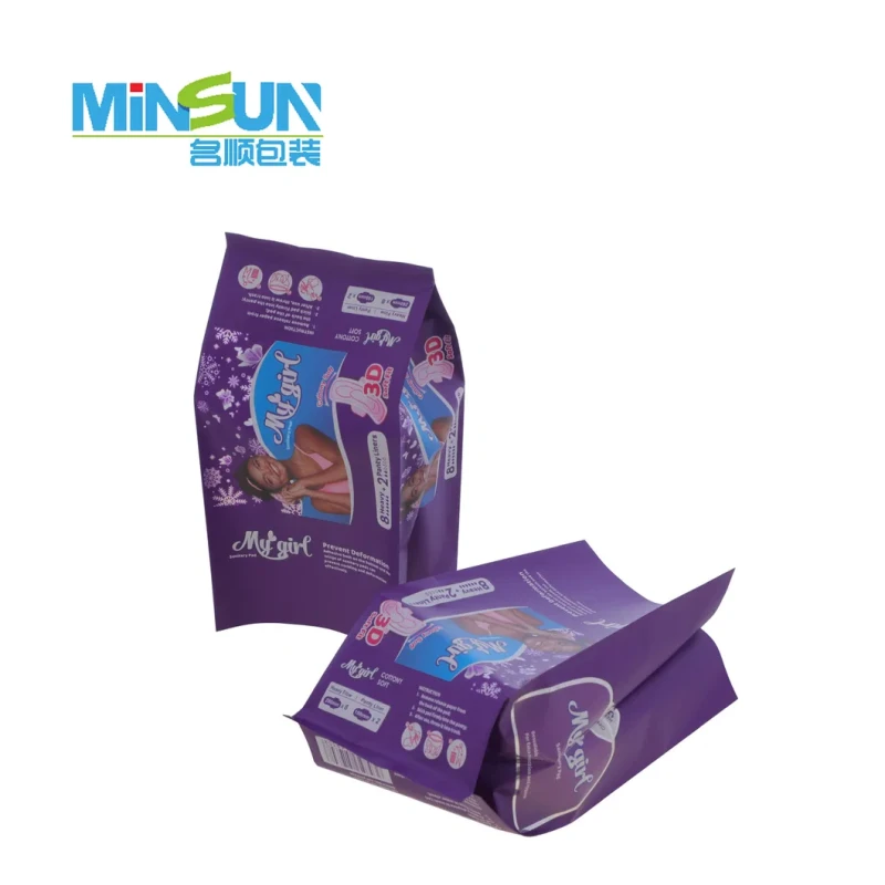 Innovative Sanitary Napkin Packaging Combines Gravure Printing, Durable Materials, Tearable Labels.