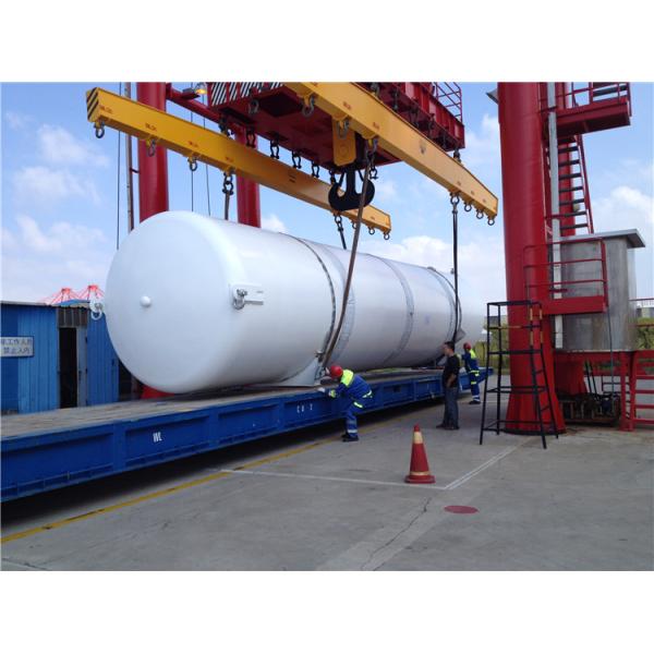 Stainless steel liquid oxygen transport truck air compressor storage tank liquid nitrogen filling vacuum tank for sale