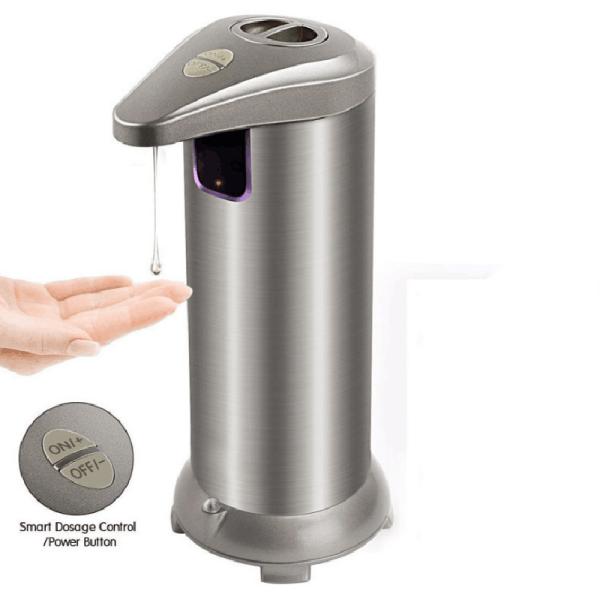 Stainless Steel AAA batteries Manual Soap Dispenser