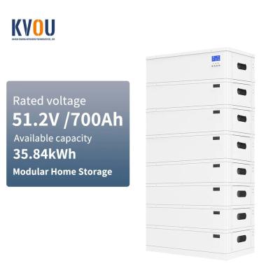 51.2V 700Ah Stackable Lithium Battery Pack 35kwh High Capacity