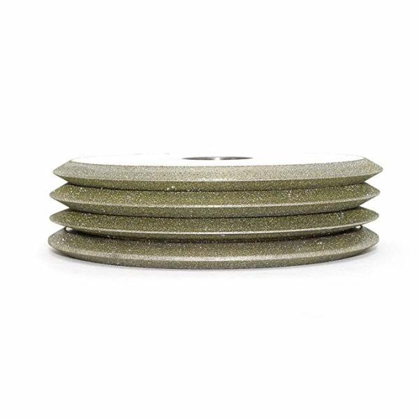 Steel Core Industrial Electroplated Diamond Grinding Wheels 1EE1 For Hard Materials