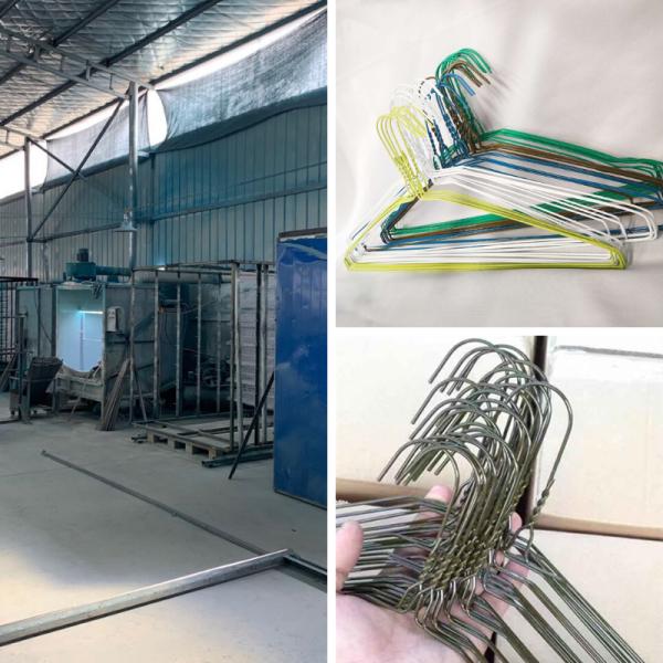 Powder Coated Dress Shirt Hangers , Laundry Factories Custom Clothes Hangers