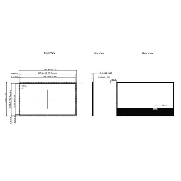15.6 дюймов 1920*1080 высокояркость LCD дисплей 1000 нит LVDS TFT BOE LCD экран