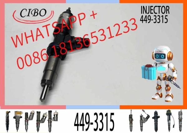 Injetor de combustível genuíno do injetor 0445120400 comuns originais do trilho 449-3315 para  E320DGC C4.4