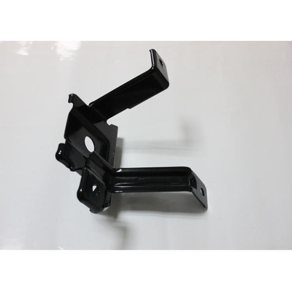 metal stamping parts, black coated steel stamping support bracket