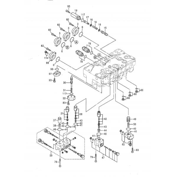 Модулирующая лампа Belparts на основное управляющее воздействие 625137 экскаватора Хитачи ZX350LC-3